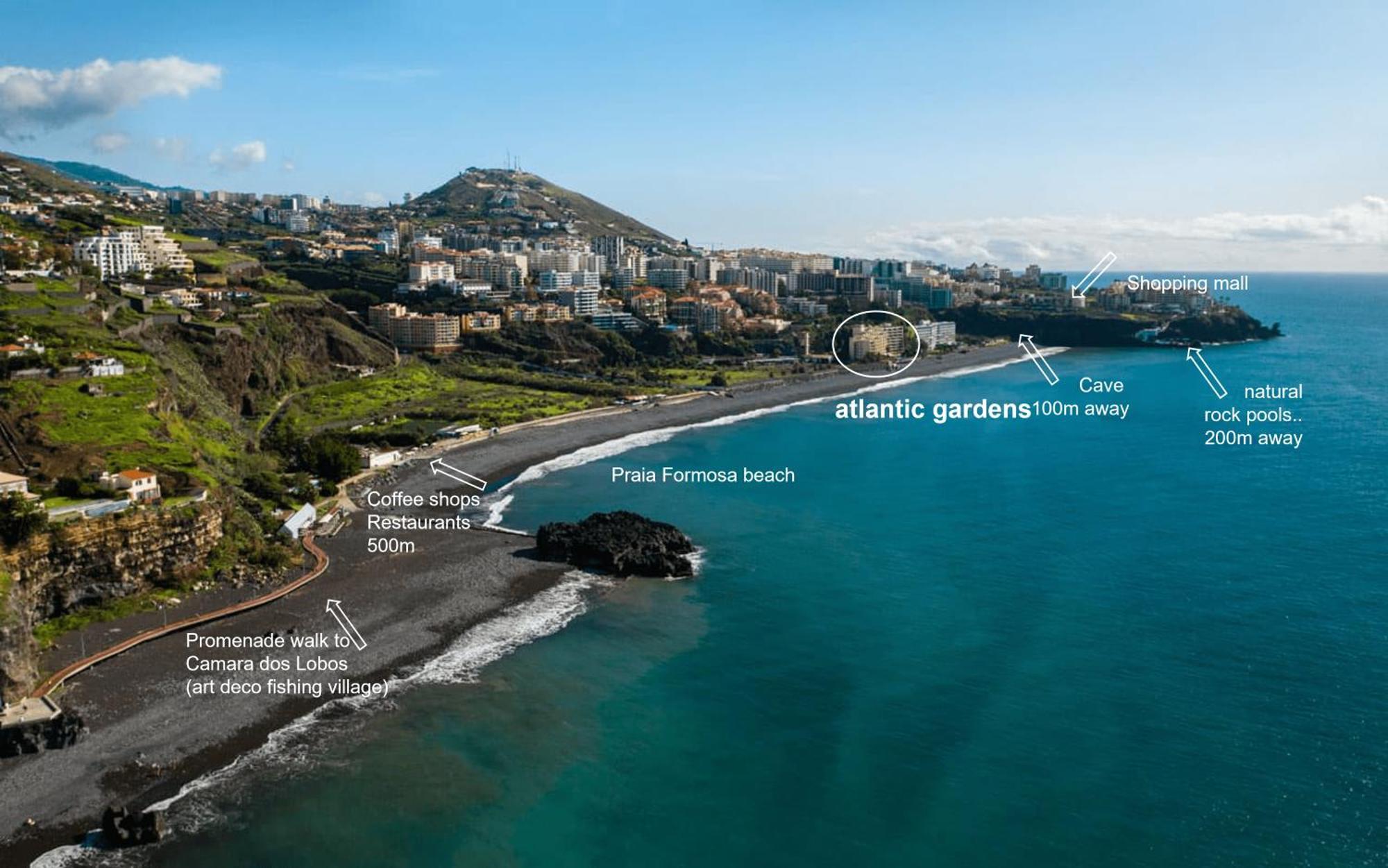 Appartamento Atlantic Gardens Beach - Atlanticgardensbeach Com Funchal  Esterno foto